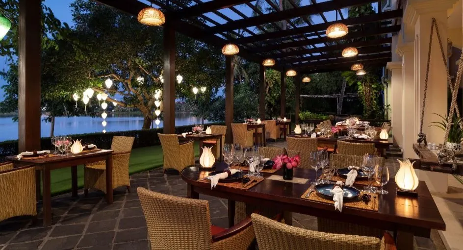 Dining by the river is another popular way to enjoy Hoi An food.