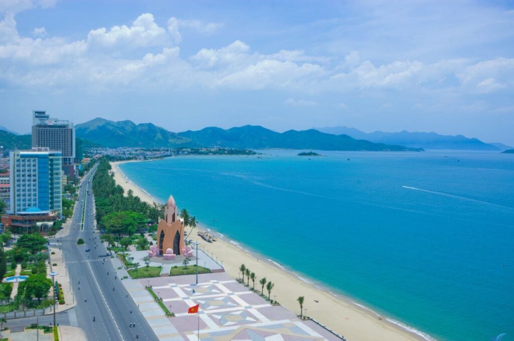 Tran Phu Beach is the most famous and central Nha Trang beach